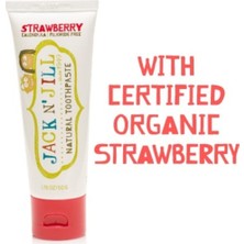 Jack And Jill Doğal Diş Macunu Organik Çilek Aromalı 50 gr