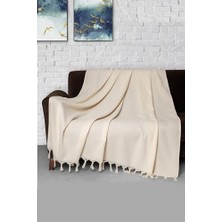 Denizli Concept Trendy Koltuk Örtüsü Naturel 170 x 300