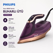 Philips Azur DST8040/30 8000 Serı 3000W Buhar Utu Kireç Önleme Dikey Ütüleme