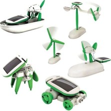 Lizbon Center Güneş Enerjili Robot Oluşturma Seti Solar Kit (6 In 1)