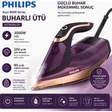 Philips Azur DST8040/30 8000 Serı 3000W Buhar Utu Otomatik Kapanma Kireç Önleme Sistemi