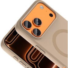 Kupa iPhone 17 Pro Kılıf Yumuşak Mat Yüzey Magsafe Darbe Emici Ince Silikon Kapak