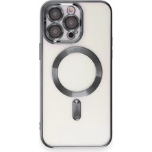 Esplendor Newface Apple iPhone 15 Pro Kılıf Kross Magneticsafe Kapak - Titan Gri