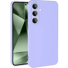Esplendor Newface Samsung Galaxy S24 Fe Kılıf Nano Içi Kadife Silikon - Lila