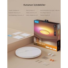 Govee Rgbww + Rgbıc Yuvarlak Akıllı Tavan Armatürü 12 Inç H80A1C01