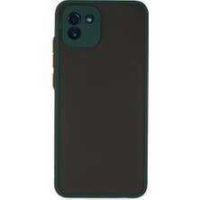 Renas Store Samsung Galaxy A03 Kılıf Montreal Silikon Kapak - Yeşil
