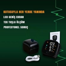 Renas Store Türkçe Konuşan Şarjlı Bilekten Dijital Tansiyon ve Nabız Ölçüm Cihazı LCD Ekranlı