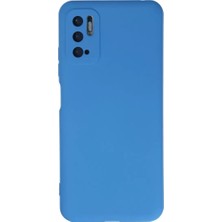 Esplendor Newface Xiaomi Redmi Note 10 5g Kılıf Nano Içi Kadife Silikon - Mavi