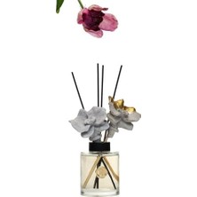 200 ml Gold-Gri Seramik Taş Bambu Çubuklu Black Orchid Oda Kokusu