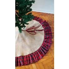 Yılbaşı Çam Ağacı Örtüsü, Ekose 90CM V0002124