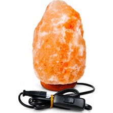Doğal Himalaya Tuz Lambası 2-3kg | Anahtarlı Duy | %100 Doğal Tuz Kristali | Ev, Ofis ve Dekoratif Gece Lambası