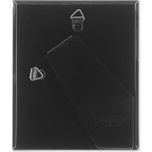 510745 Metal Resim Çerçevesi Gümüş Tabakalı Hassas Boncuklu, 10,5 x 13,7 cm