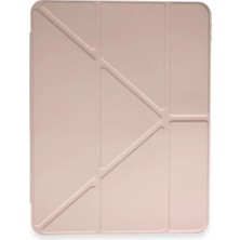Renas Store Huawei Matepad Air 11.5 Kılıf Kalemlikli Mars Tablet Kılıfı - Rose Gold