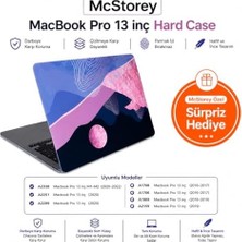 MacBook Pro 13 Dalga Desenli Kılıf A1706 A1708 A1989 A2159 A2251 A2289 A2338 M1 M2 Uyumlu Baskılı Kristal Sert Kılıf Koruyucu Kapak Pembe