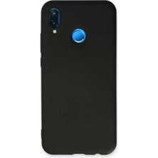Esplendor Newface Huawei P20 Lite Kılıf Nano Içi Kadife Silikon - Siyah