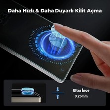 Tam Kaplayan Parmak Izi Bırakmayan Safir Ekran Koruyucu Cam,  S25 Ultra Ile Uyumlu