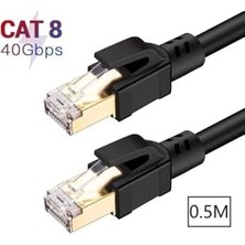 5213 Cat8 0.5m 40GBPS S/ftp 2000MHZ Yüksek Hızlı Internet Kablosu