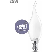 LED Classic 25W BA35 E14 Mum Tipi Ww Dim Edilmez Ampul