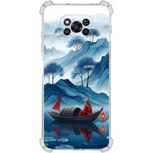 Printify Xiaomi POCOX3NFC ile Uyumlu Simya Serisi Sonsuz Akış Tasarımlı Uv Baskılı Köşe Korumalı Antişok Kılıf
