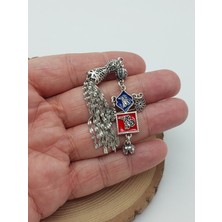 Yaşam Tohumu Gümüş Kaplama Alpaka Tesbih Püskülü (62458)