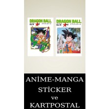 Gerekli Şeyler Yayıncılık Dragon Ball 1&2-3&4 Manga Seti (2 Kitap) / Anime-Manga Sticker ve Kartpostal Hediyeli