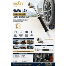 BRATİ HAND TOOLS Hava Jakı Euro Girişli Lastik Şişirme Jakı