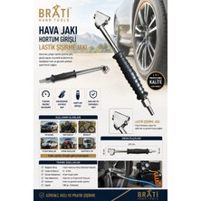 BRATİ HAND TOOLS Hava Jakı Hortum Girişli Lastik Şişirme Jakı