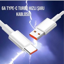 Byali Xıaomi Type-C Android Uyumlu Hızlı Şarj Kablosu 66W 6A Redmi K30-40 Pro Mi 9-10-11 Prouyumlu