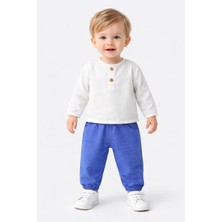 Lumbi Baby Müslin Kumaş Basic 2’li Bebek Takımı