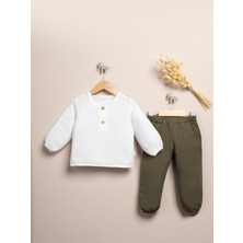 Lumbi Baby Müslin Kumaş Basic 2’li Bebek Takımı