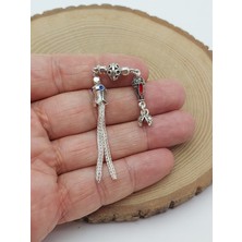 Yaşam Tohumu Çift Dallı Metal Tesbih Püskülü/2 Adet (62474)