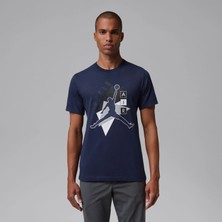 Nike Jordan Jumpman Brand Erkek Lacivert Tişört