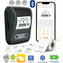 Ventus Mpia P1 Etiket Yazıcısı Termal Kablosuz Android İos Siyah