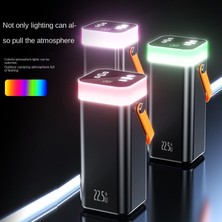 Acl 40.000MAH Dahili Kablolu Powerbank 22.5W Hızlı Şarj, Usb-C Giriş/çıkışlı LCD Göstergeli Taşınabilir Şarj Cihazı