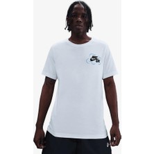 Nike M Nsw Gfx Tee Erkek Beyaz Pamuklu Tişört