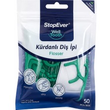 Stopever Well Tooth Kürdanlı Diş Ipi Flosser 50’li Paket