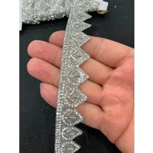 Maviteks Ütü Ile Yapışan Aplik 100 cm Gümüş Renk