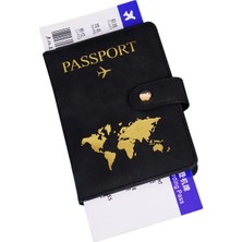 Beypa Pasaport Kılıfı Desenli-Tokalı Kadın/erkek