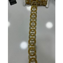 Maviteks Ütü Ile Yapışan Aplik 100 cm Gold Renk