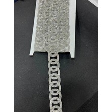 Maviteks Ütü Ile Yapışan Aplik 100CM Gümüş Renk
