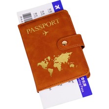 Beypa Pasaport Kılıfı Desenli-Tokalı Kadın/erkek