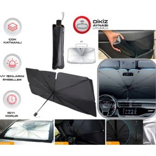 Wehhler Tesla Model Y 2019-2020-2021-2022-2023-2024-2025-2026 Yeni Nesil Dikiz Aynasına Takılabilen Şemsiye Tip Ön Cam Güneşliği