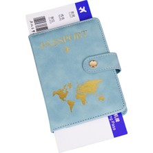 Beypa Pasaport Kılıfı Desenli-Tokalı Kadın/erkek