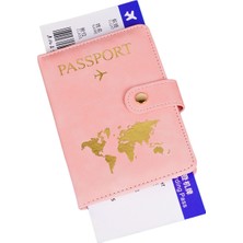 Beypa Pasaport Kılıfı Desenli-Tokalı Kadın/erkek