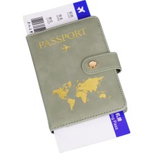 Beypa Pasaport Kılıfı Desenli-Tokalı Kadın/erkek