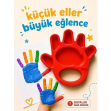 Ertu Çocuklar Için Parmak Boyası Paleti-El Şeklinde Boya Tepsisi-3d Baskı-Sanat Etkinlik