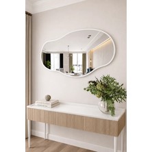 Cg Home Asimetrik Ayna, Konsol Aynası, Dresuar Aynası, Tuvalet Aynası, Salon Aynası 90 x 50  cm