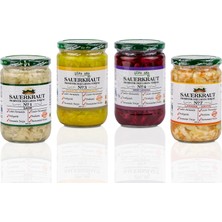Şifa Ana 4 Adet Probiyotik Sauerkraut Turşu Çeşitleri (4x660CC)