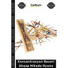 Carlburn #mikado Doğal Gürgen El Yapımı Eğitici Zeka Strateji Konsantrasyon Beceri Ahşap Mikado Oyunu