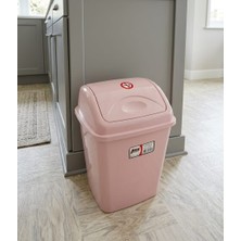 Asi Plastik Elegance 7,5 Litre Sallanır Kapaklı Çok Amaçlı Çöp Kovası